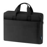 Сумка для ноутбука 17,3" Först "Urban Classic", полиэстер, черный, 2 отделения