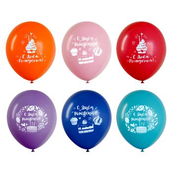Воздушные шары, 50шт., М12/30см, MESHU Воздушные шары, 50шт., М12/30см, MESHU