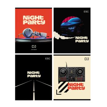 Тетрадь 96л., А5, клетка BG 