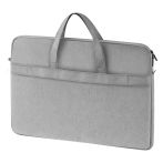 Сумка для ноутбука 15,6" Först "Modern Style", полиэстер, серый, мягкий подклад, внешнее отделение