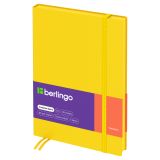 Ежедневник недатированный, А5, 136л., кожзам, Berlingo "Western", желтый, с резинкой Ежедневник недатированный, А5, 136л., кожзам, Berlingo "Western", желтый, с резинкой