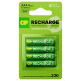 Аккумулятор GP AAA (HR03) 400mAh 4BL