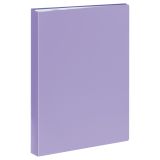Папка с 60 вкладышами СТАММ А4, 21мм, 500мкм, пластик, пастель, фиолетовая