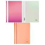 Папка-скоросшиватель пластик СТАММ "Сияние" А4, 180мкм, с прозр. верхом, ассорти