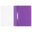 Папка-скоросшиватель пластик. СТАММ А4, 120мкм, фиолетовая с прозр. верхом