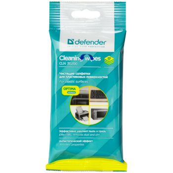 Салфетки чистящие влажные Defender, для любых поверхностей, в мягкой упаковке, 20шт. Салфетки чистящие влажные Defender, для любых поверхностей, в мягкой упаковке, 20шт.