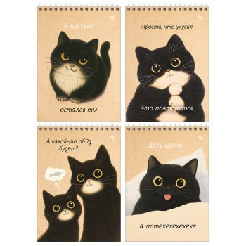 Блокнот А5 60л. на гребне BG 