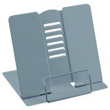 Подставка для книг СТАММ, металлическая, регулируемый угол наклона, серая