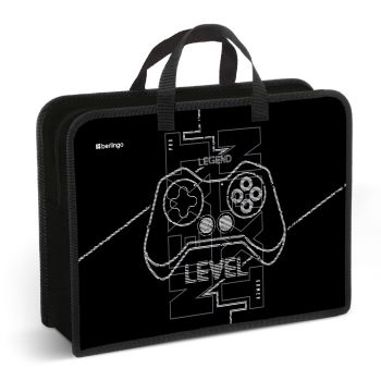 Папка с ручками 1 отделение, А4 Berlingo 