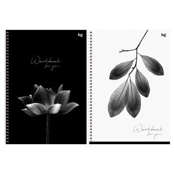 Тетрадь 96л., А4, клетка, на гребне BG 