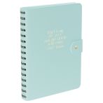 Ежедневник недатированный, А5, 136л., мягкий переплет, экокожа, BG "Embrace. Glacier", небесный, на гребне