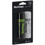 Клей-карандаш Berlingo "Tech It", 21г, 2шт., блистер, ПВП