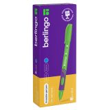 Ручка гелевая стираемая Berlingo "Re-nitial" синяя, 0,5мм, для правшей, корпус ассорти