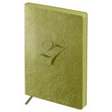 Ежедневник датированный 2027г., А6+, 176л., мягкий переплет, кожзам, BG "Shine. Olive", светло-зеленый, цветной срез Ежедневник датированный 2027г., А6+, 176л., мягкий переплет, кожзам, BG "Shine. Olive", светло-зеленый, цветной срез