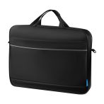 Сумка для ноутбука 15,6" Först "Gray Stripe", нейлон, черный, мягкий