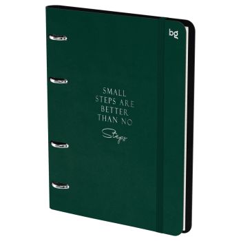 Тетрадь на кольцах А5, 120л., кожзам,  BG 