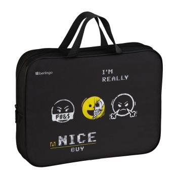 Папка текстильная с ручками 1 отделение, А4 Berlingo 