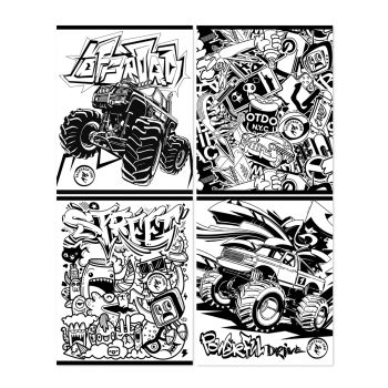 Тетрадь 48л., А5, клетка BG 