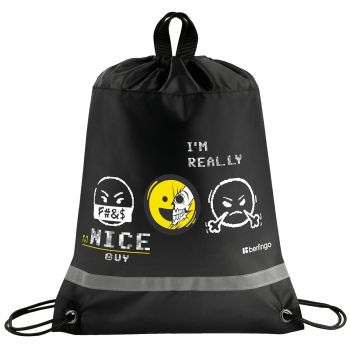 Мешок для обуви 1 отделение Berlingo 