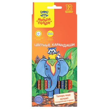 Карандаши цветные Мульти-Пульти 