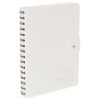 Ежедневник недатированный, А5, 136л., мягкий переплет, экокожа, BG "Embrace. Seashell", айвори, на гребне