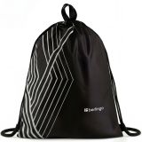 Мешок для обуви 1 отделение Berlingo "Base white", 510*410мм, полиэстер, черный