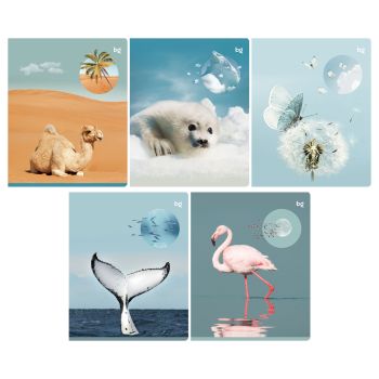 Тетрадь 96л., А5, клетка BG 