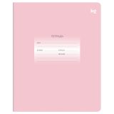 Тетрадь 12л., линия BG "Первоклассная", светло-розовая