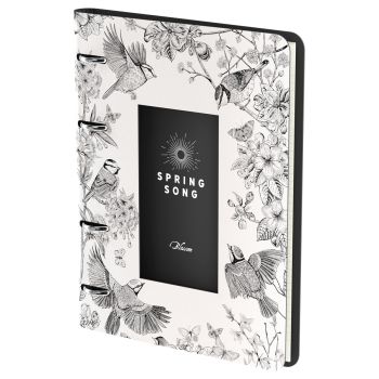 Тетрадь на кольцах А5, 80л. ЛАЙТ, кожзам, Greenwich Line 