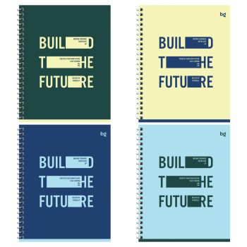 Тетрадь 96л., А5, клетка на гребне BG 