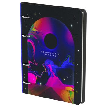 Тетрадь на кольцах А5, 80л. ЛАЙТ, кожзам, Greenwich Line 