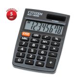 Калькулятор карманный Citizen SLD-100NR, 8 разрядов, двойное питание, 58*88*10мм, черный Калькулятор карманный Citizen SLD-100NR, 8 разрядов, двойное питание, 58*88*10мм, черный
