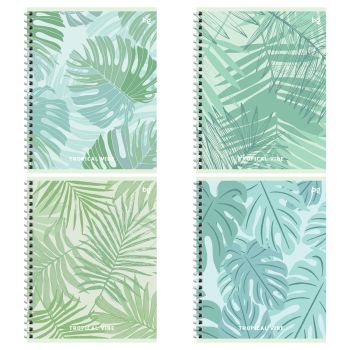 Тетрадь 96л., А5, клетка на гребне BG 