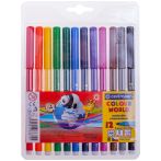 Фломастеры Centropen "Colour World", 12цв., трехгранные, смываемые, блистер Фломастеры Centropen "Colour World", 12цв., трехгранные, смываемые, блистер