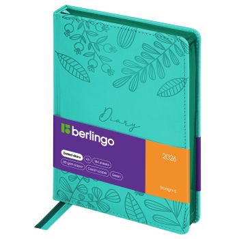 Ежедневник датированный 2026г., А5, 184л., кожзам, Berlingo Ежедневник датированный 2026г., А5, 184л., кожзам, Berlingo