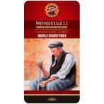 Карандаши акварельные Koh-I-Noor "Mondeluz Old Man 3722", 12цв., заточен., метал. пенал (ПОД ЗАКАЗ)