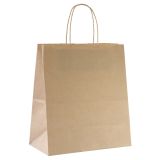 Пакет бумажный "Крафт" с кручеными ручками, 22*12*25см, 70г/м2 Пакет бумажный "Крафт" с кручеными ручками, 22*12*25см, 70г/м2