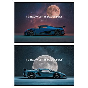 Альбом для рисования 24л., А4, на скрепке BG 