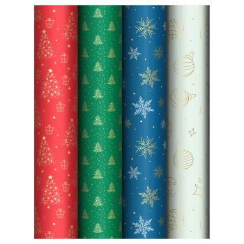 Упаковочная бумага глянц. 70*100см, MESHU 