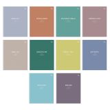 Комплект (10 шт.) предметных тетрадей 48л. BG "Теория цвета", матовая ламинация, тиснение фольгой