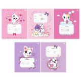 Тетрадь 18л., клетка BG "Мяу-Мяу"