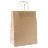 Пакет бумажный "Крафт" с кручеными ручками, 26*15*35см, 70г/м2 Пакет бумажный "Крафт" с кручеными ручками, 26*15*35см, 70г/м2