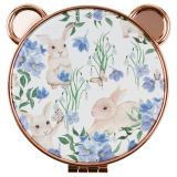 Зеркальце карманное складное MESHU "Tender rabbits"