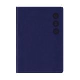 УЦЕНКА - Телефонная книга А7, 64л., кожзам, OfficeSpace "Nebraska" темно-синий, с вырубкой