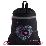 Мешок для обуви 1 отделение Berlingo "Beauty", 360*460мм, вентиляционная сеточка , светоотражающая лента, карман на молнии