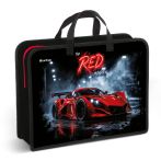 Папка с ручками 1 отделение, А4 Berlingo "Red Monster", 340*245*100мм, пластик, на молнии