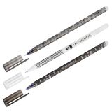 Ручка гелевая стираемая MESHU "Superhero" синяя, 0,5мм, корпус ассорти