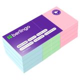 Самоклеящийся блок Berlingo "Ultra Sticky", 50*40мм, 12 блоков по 100л., 3 пастельных цвета Самоклеящийся блок Berlingo "Ultra Sticky", 50*40мм, 12 блоков по 100л., 3 пастельных цвета