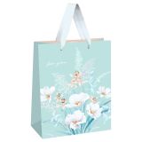 Пакет подарочный 11*14*6,5см MESHU "Bouquets", матовая ламинация Пакет подарочный 11*14*6,5см MESHU "Bouquets", матовая ламинация