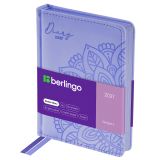 Ежедневник датированный 2027г., А6, 184л., кожзам, Berlingo "Starlight S", цветной срез, фиолетовый Ежедневник датированный 2027г., А6, 184л., кожзам, Berlingo "Starlight S", цветной срез, фиолетовый